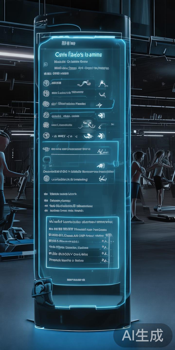 智能化的锻炼计划制定
应用提供个性化锻炼方案，相