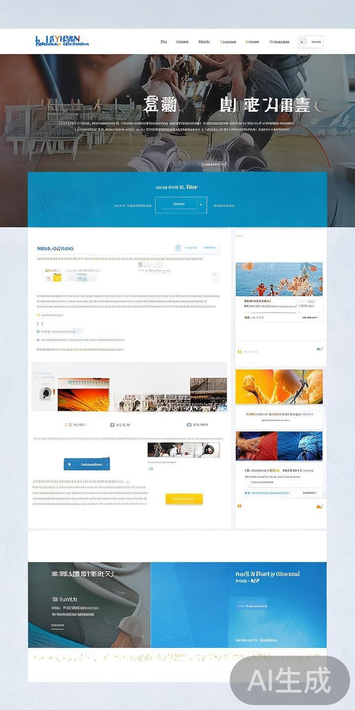 开元体育网页的首页采用清晰明了的布局设计，突显“用