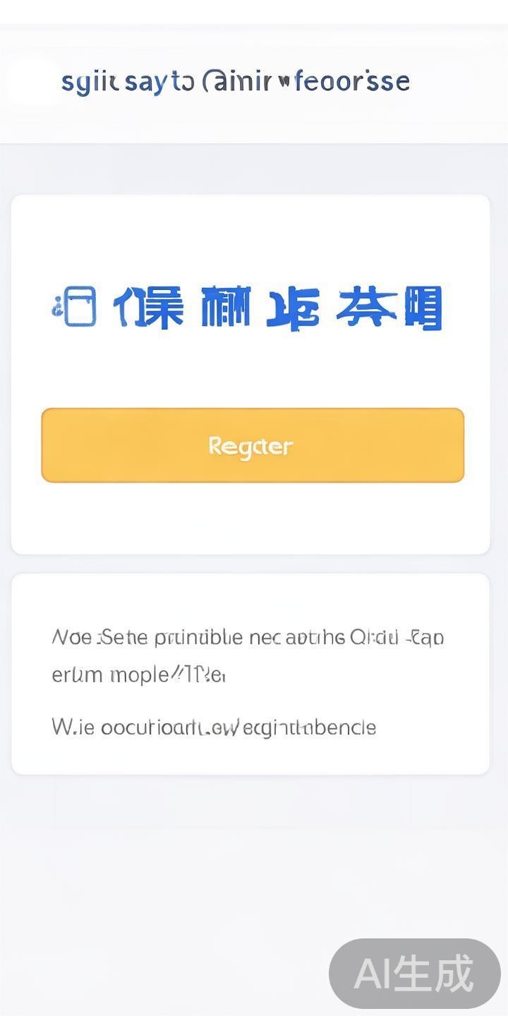 进入软件首页后，点击“注册”按钮。平台通常支持多种